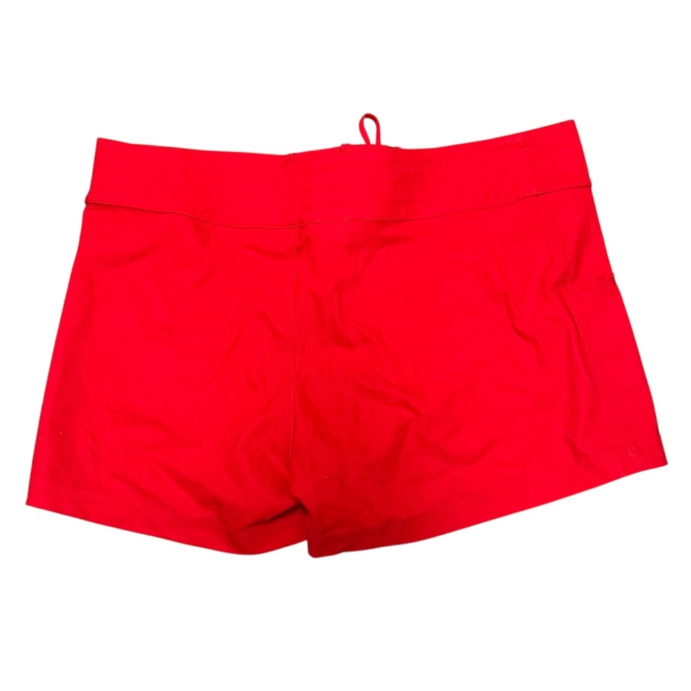 Vintage Super Sexy Red Hot Lace-Up Shorts M - Picture 2 of 5
